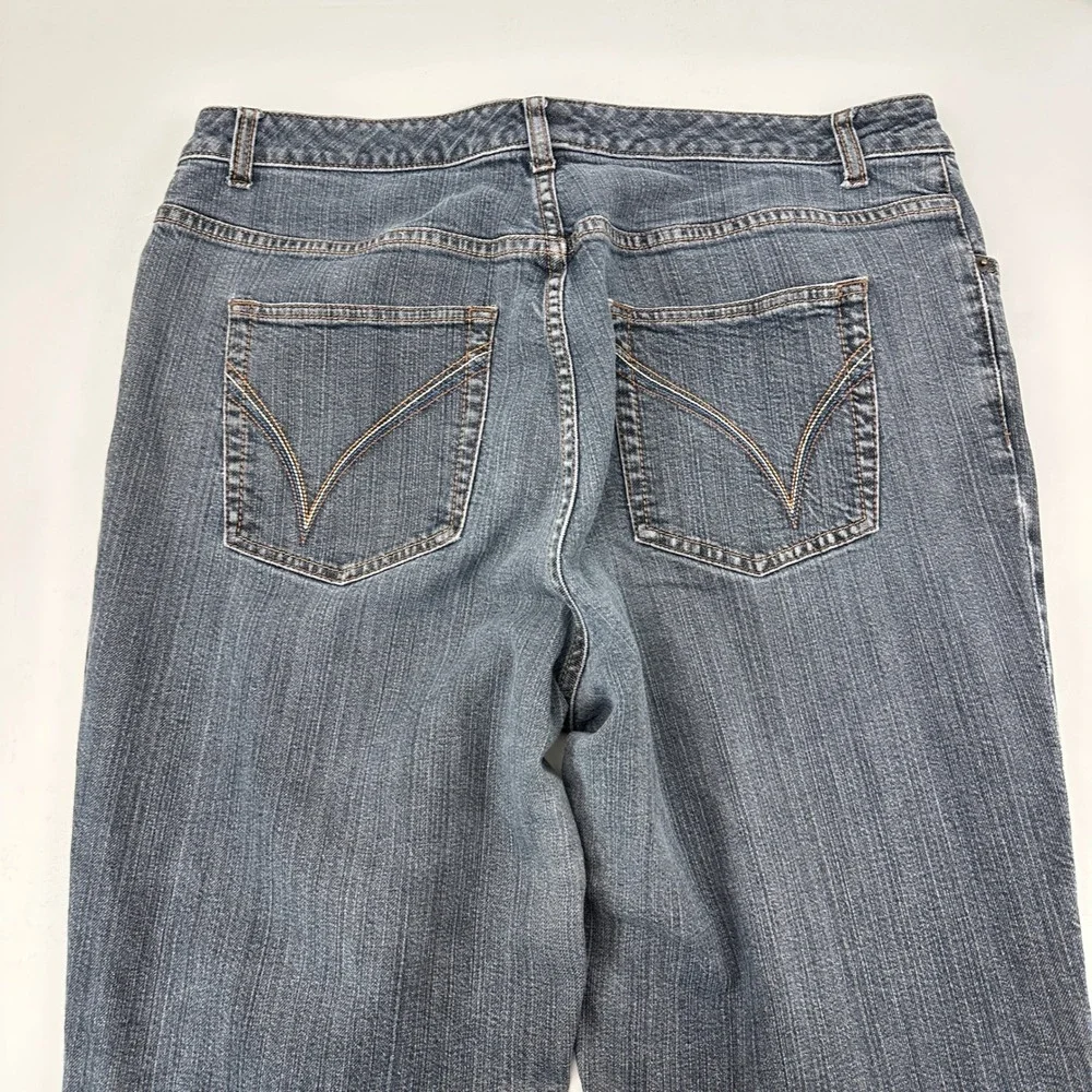 Venezia Womens Gray Stretch Bootcut Jeans‎ Size 16 Venezia size 3 Average Denim